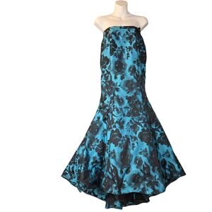 Blue Floral Sherri Hill Dress for Sale up to 90% Off: Poshmark